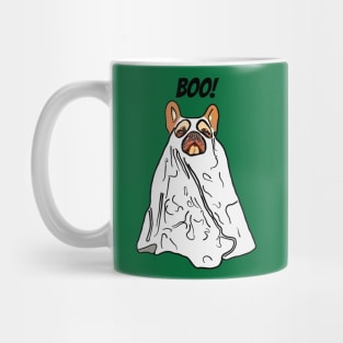 Cute Ghost Frenchie Dog Mug